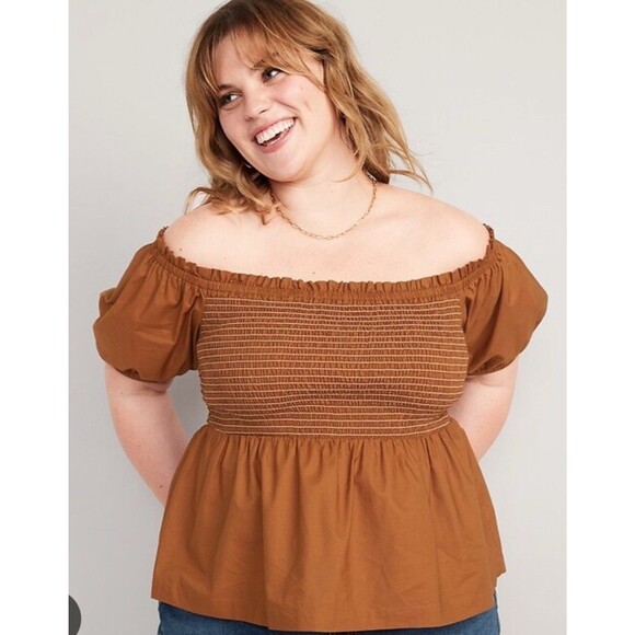 Old Navy Smart On/Off Shoulder Baby Doll Style Top XXL - Picture 1 of 8